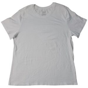 Vivid White - Members Mark Women's Essential Short Sleeve Relaxed Fit Crewneck T